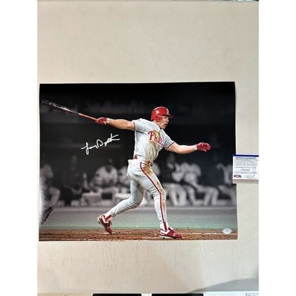 Lenny Dykstra signed autographed Philadelphia Phillies 16x20 photo PSA - Picture 1 of 4